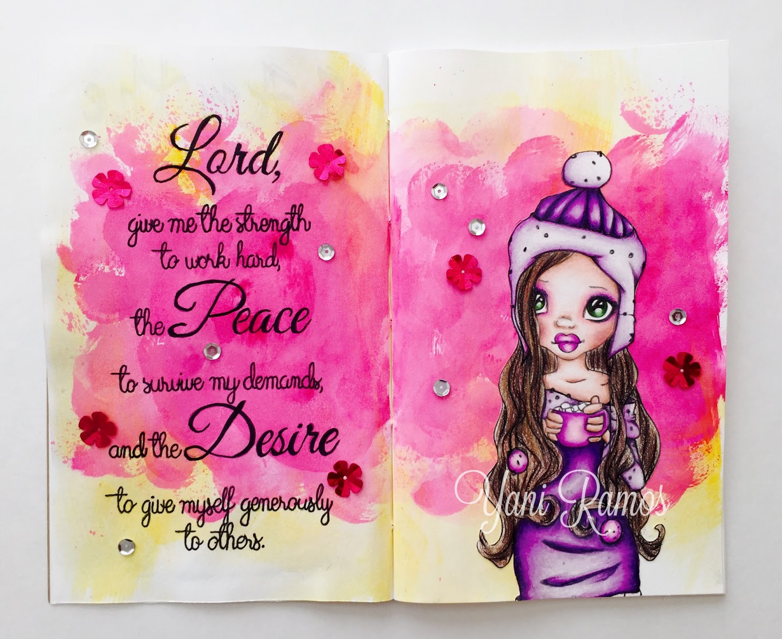 Advent Art Journaling From My Art Lab