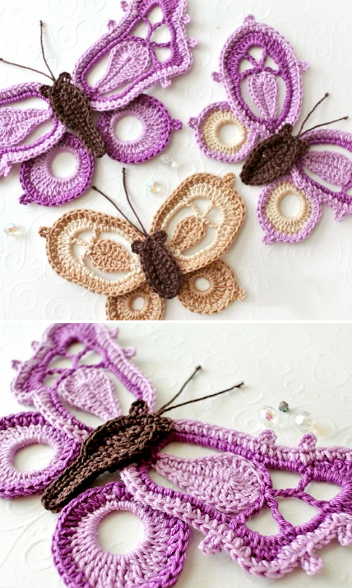 Crochet Butterfly - Free Pattern & Tutorial