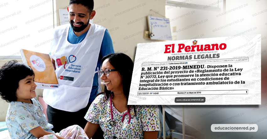 MINEDU busca garantizar educación de los estudiantes hospitalizados o con tratamiento ambulatorio - www.minedu.gob.pe MINEDU busca garantizar educación de los estudiantes hospitalizados o con tratamiento ambulatorio - www.minedu.gob.pe