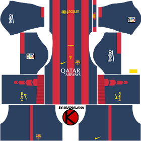 Barcelona Kits 2014/2015 - Dream League Soccer