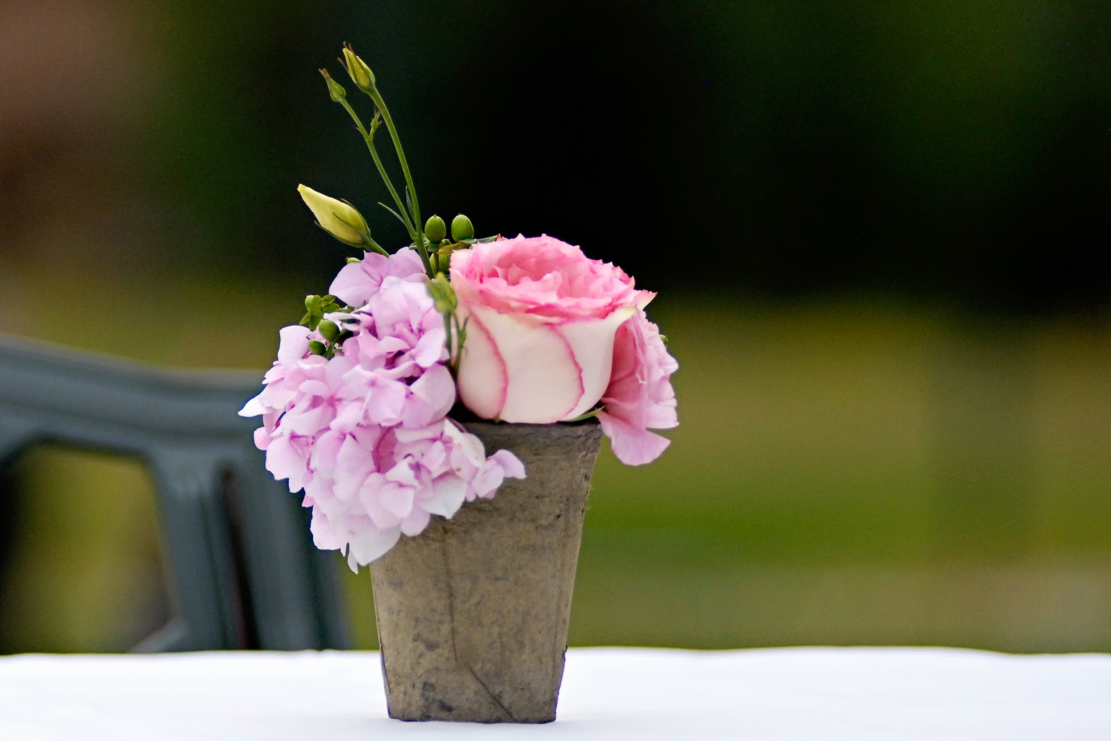 april flowers. Monday cutie Sun Valley Idaho, a custom wedding dress