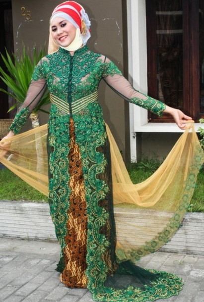41 Model Baju Kebaya Gamis Orang Gemuk, Inspirasi Baju Modis!