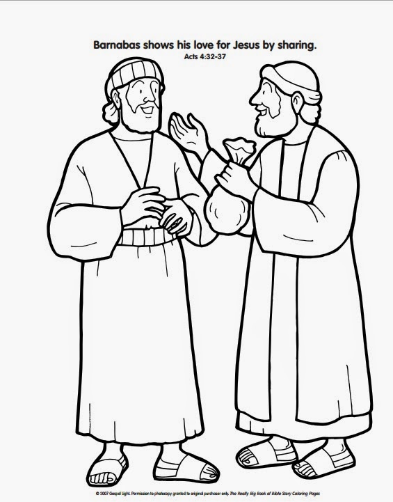 Little Catholic Home & School: Feast Day of St. Barnabas : Coloring Page!