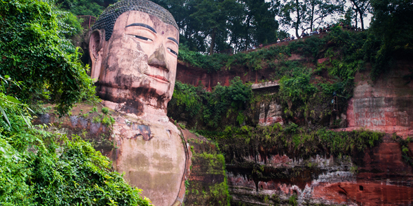 Leshan Patung Buddha Raksasa China Dibuka Untuk Publik