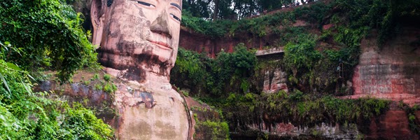 Leshan Patung Buddha Raksasa China Dibuka Untuk Publik