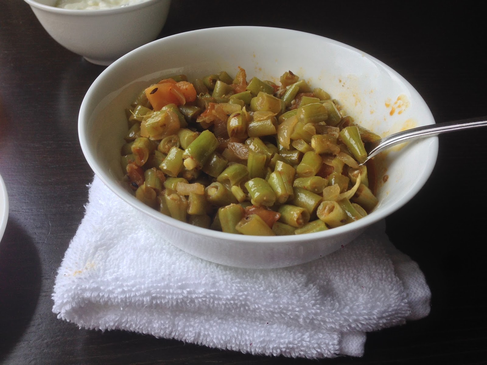 French beans stir fry Hellomomy