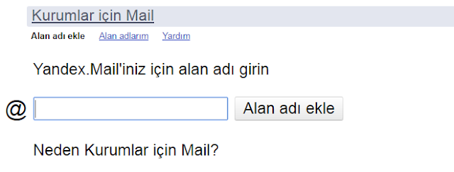 Ad Soyad Mail Adresi Almak (Yandex)