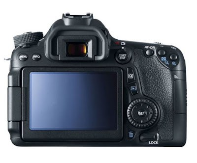 Canon EOS 70D Back View