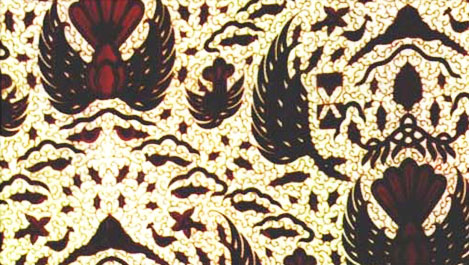 Gambar Batik Jogjakarta dengan Motif Semen Sawat Gurdo Cantel