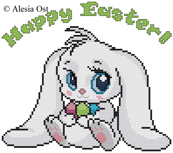 X-Stitch Magic: Easter Bunny