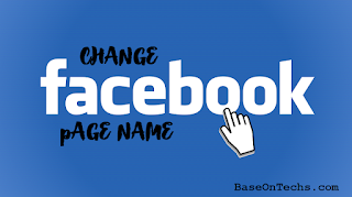 Change Facebook Page Name