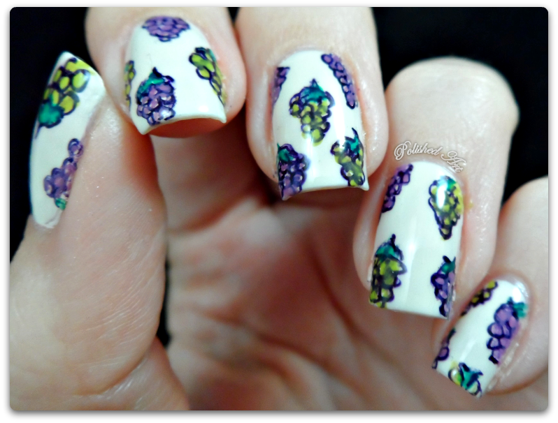 Polished Art Grape Nails