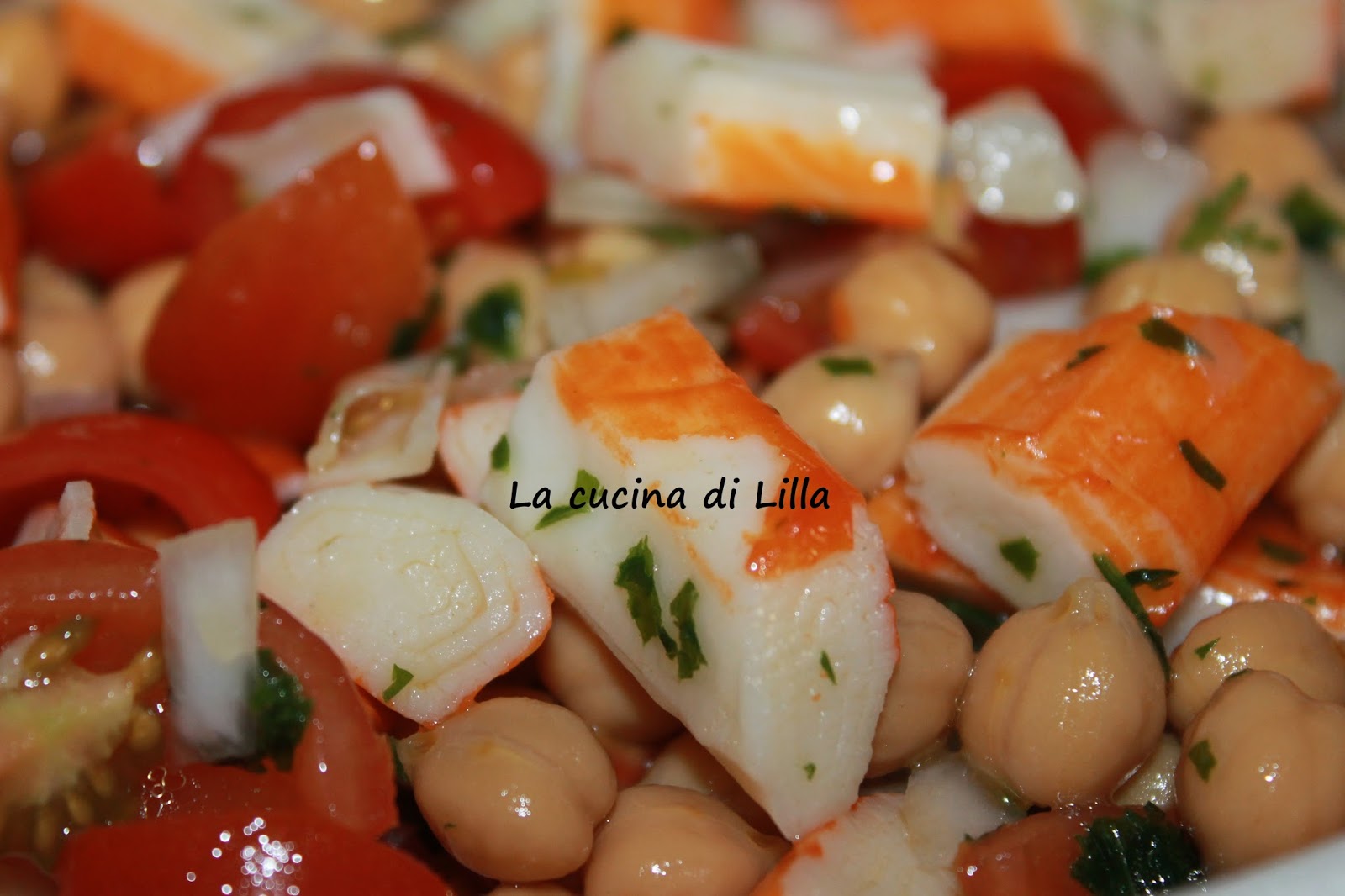 Antipasti Insalata con polpa di granchio