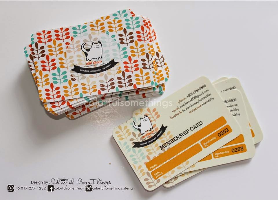 Colourful somethings: Tempahan Sticker Label Produk - KINI 