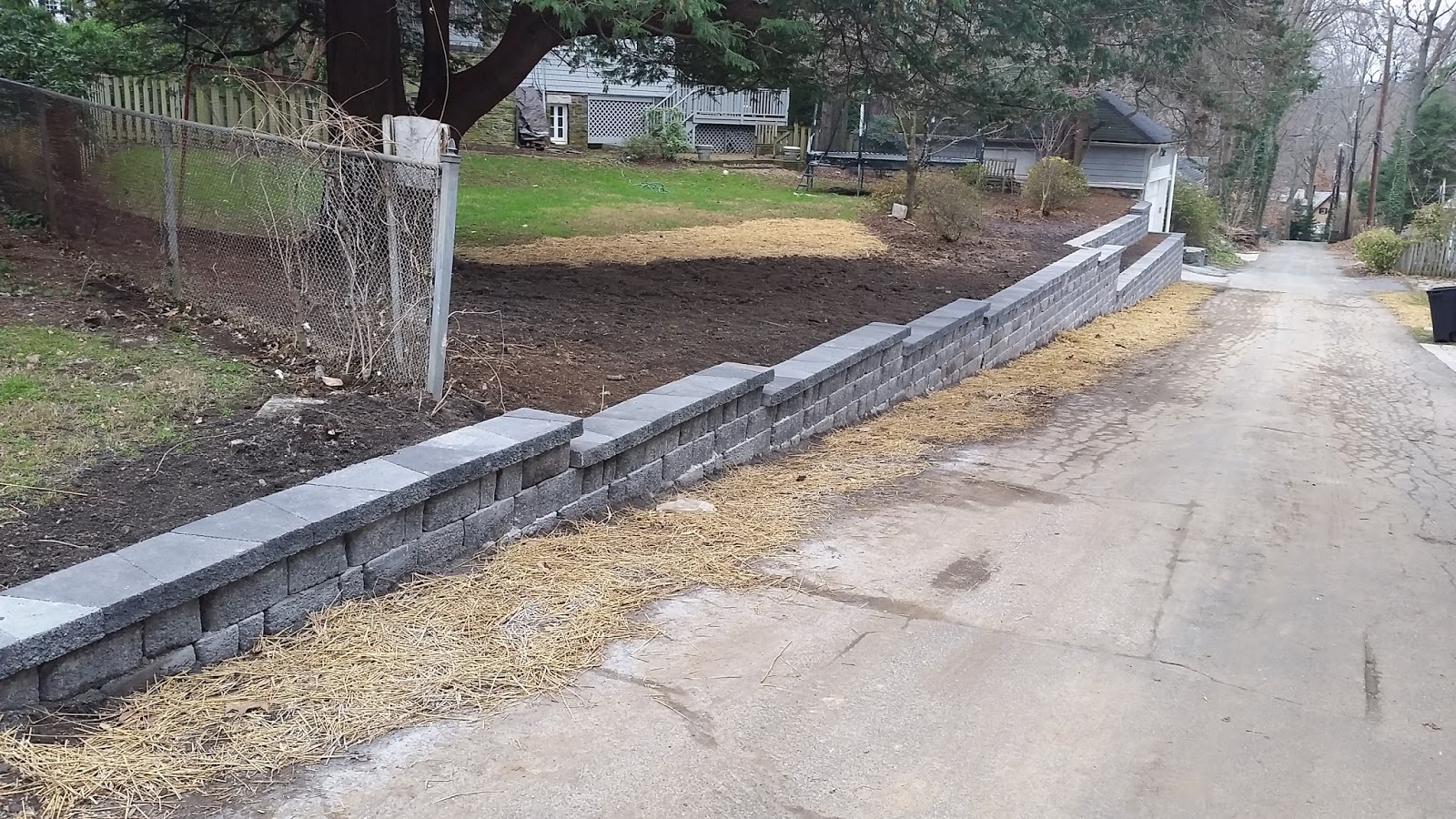 Custom Stoneworks & Design Inc. Retaining Wall in Baltimore Maryland