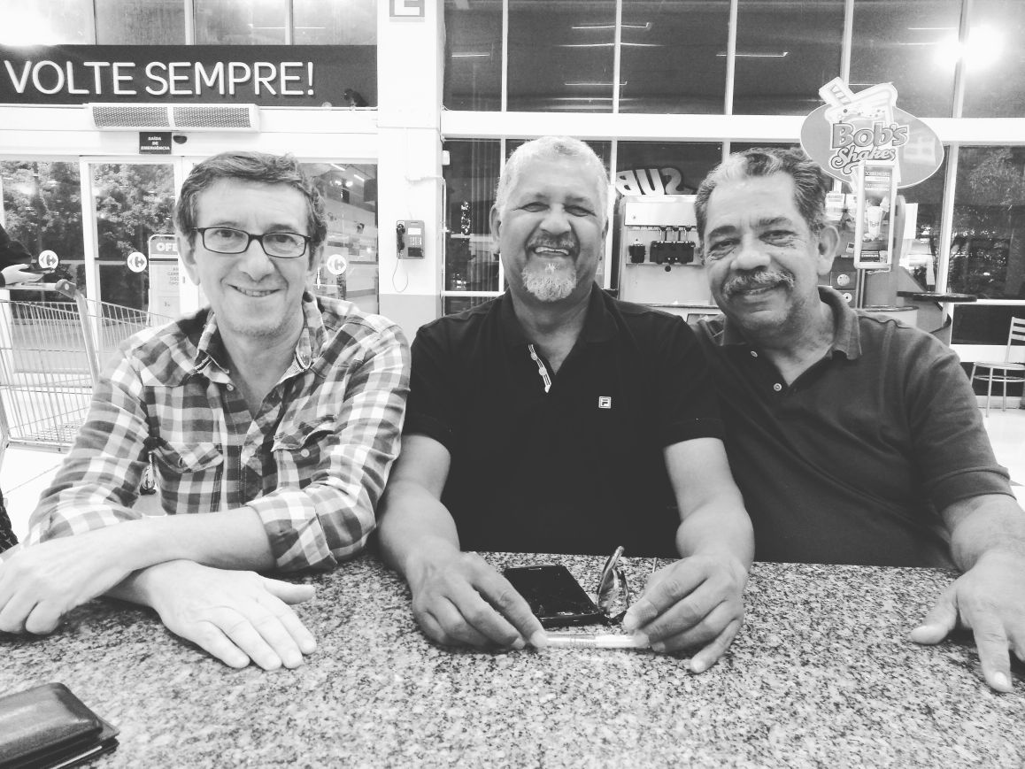 Da esquerda para a direita: Marcello Sellan, Joaquim Pereira Antunes Filho e Antoninho-Rezende. Foto: Natasha Ceretti Maria Da esquerda para a direita: Marcello Sellan, Joaquim Pereira Antunes Filho e Antoninho-Rezende. Foto: Natasha Ceretti Maria