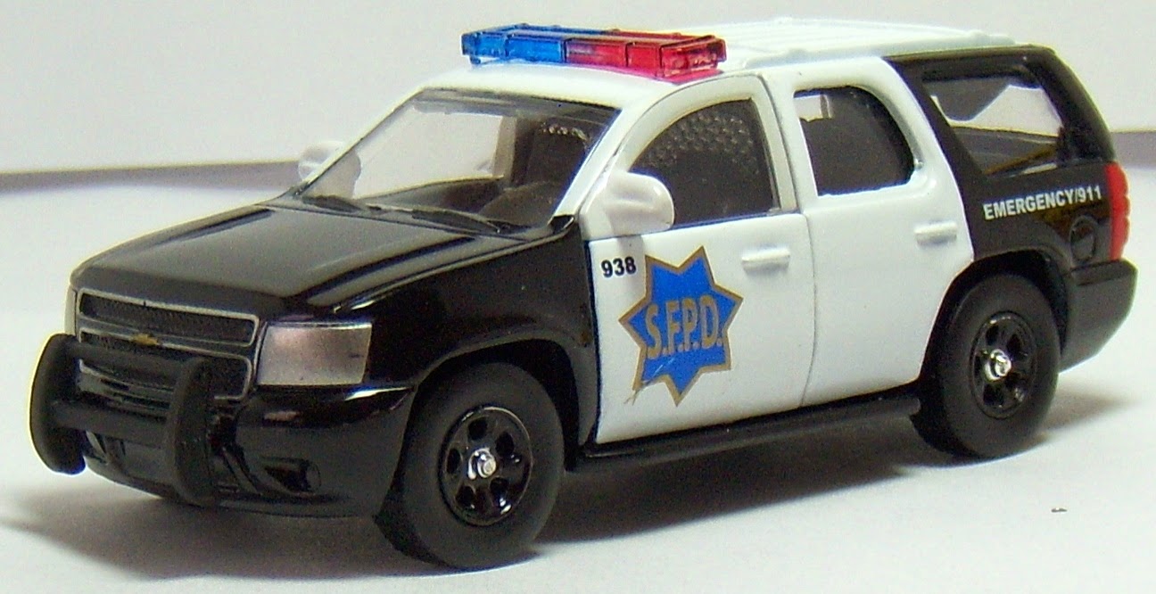 Hot Wheels, Jada Toys. hot wheels chevy tahoe police. 