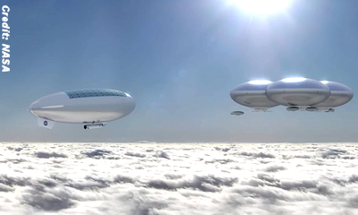 NASA's Manned, Solar-Powered Airships To Venus