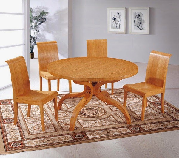 Raw natural wood furniture