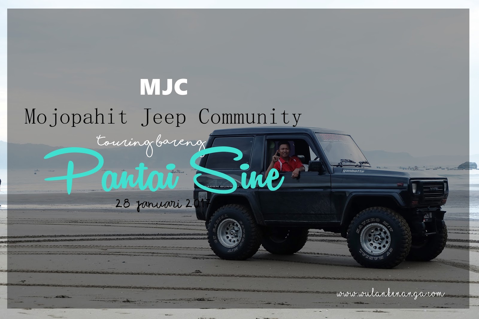 Mojopahit Jeep Community: Touring Bareng ke Pantai Sine