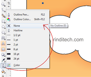 Cara Membuat Langit & Awan Lucu di CorelDraw (Step by Step)