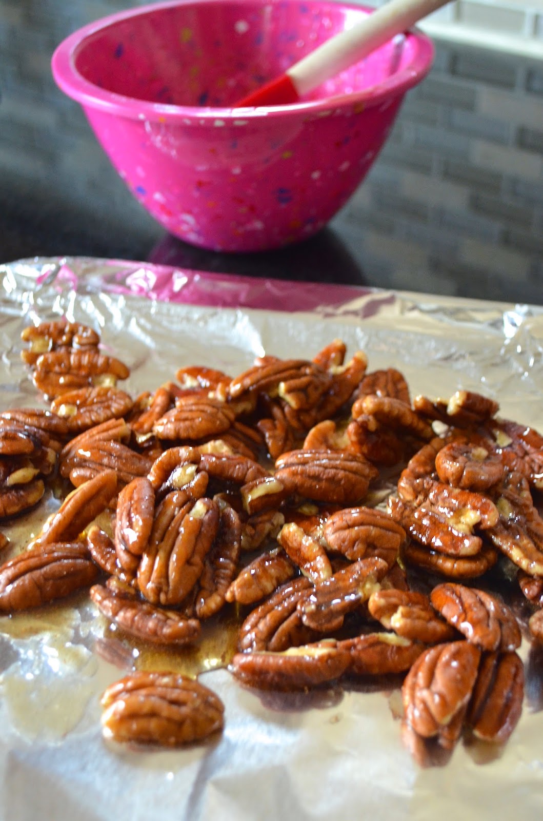 Maple Roasted Pecans