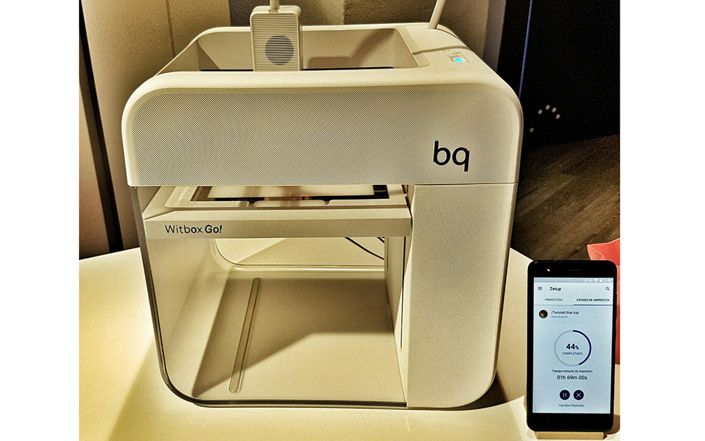 TECNOJAIBON BQ Witbox GO!, la impresora 3D con Android TECNOJAIBON BQ Witbox GO!, la impresora 3D con Android