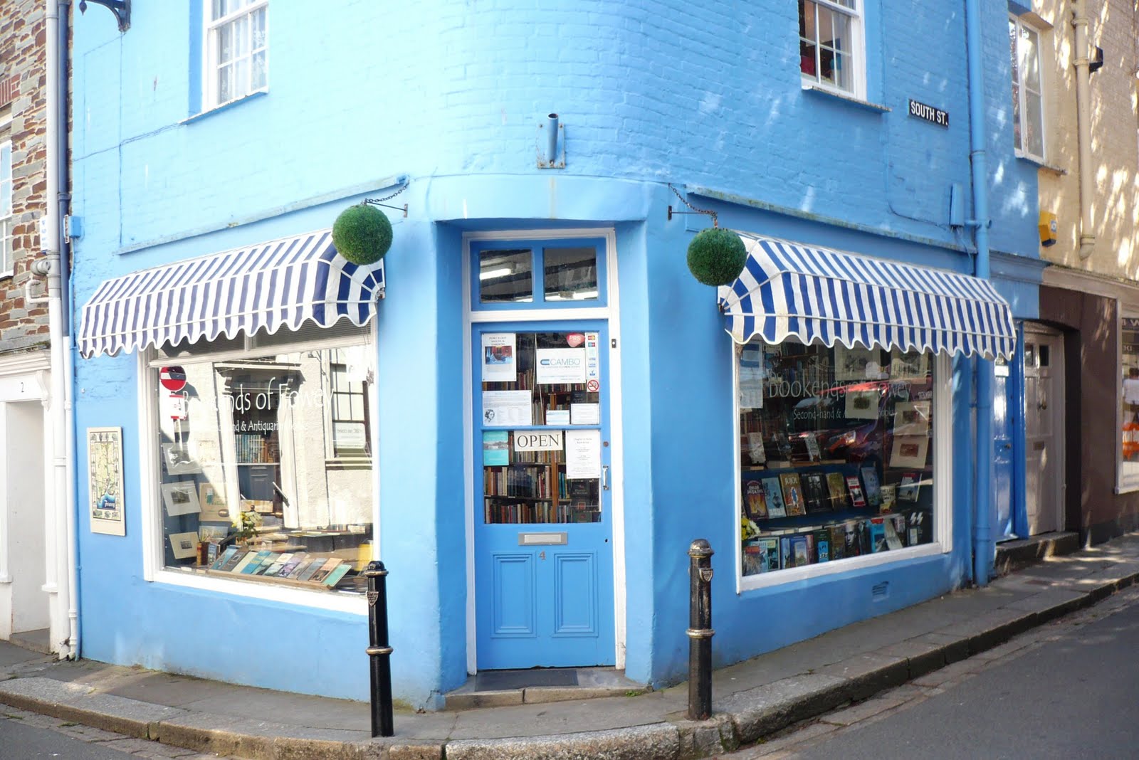 The End Paper Fowey Bookends and Basking Sharks