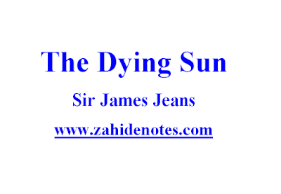 The dying sun by sir james jeans