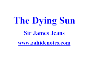 The dying sun by sir james jeans