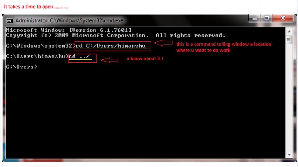Simplified Computer Science Department BASIC COMMANDS IN COMMAND PROMPT