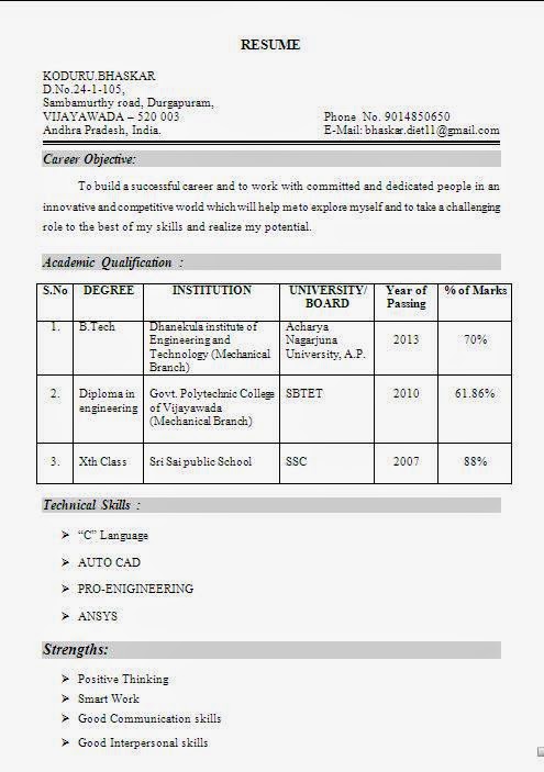 cool resume template