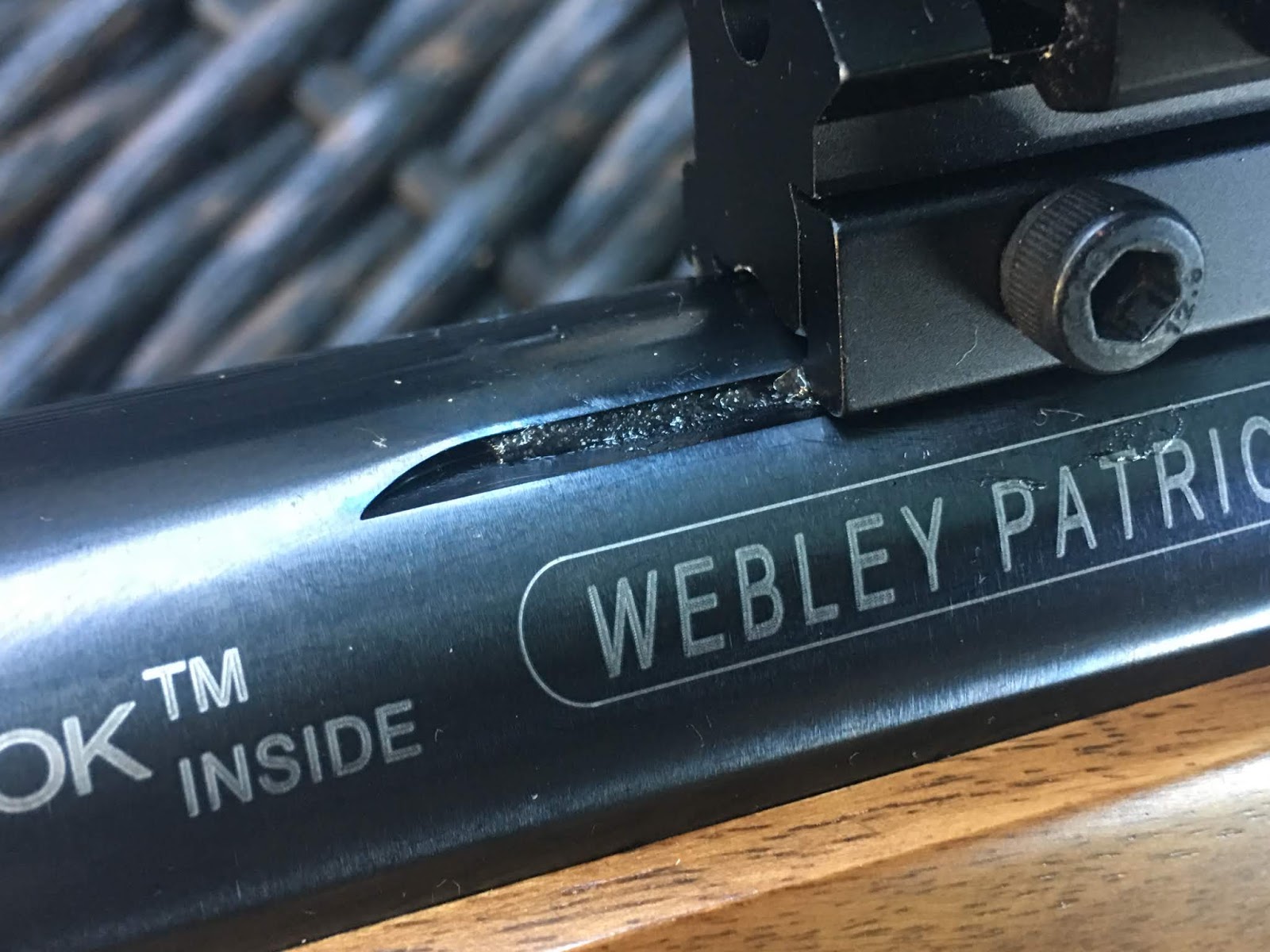 Another Airgun Blog Slipping Scope Mounts on a ley Patriot