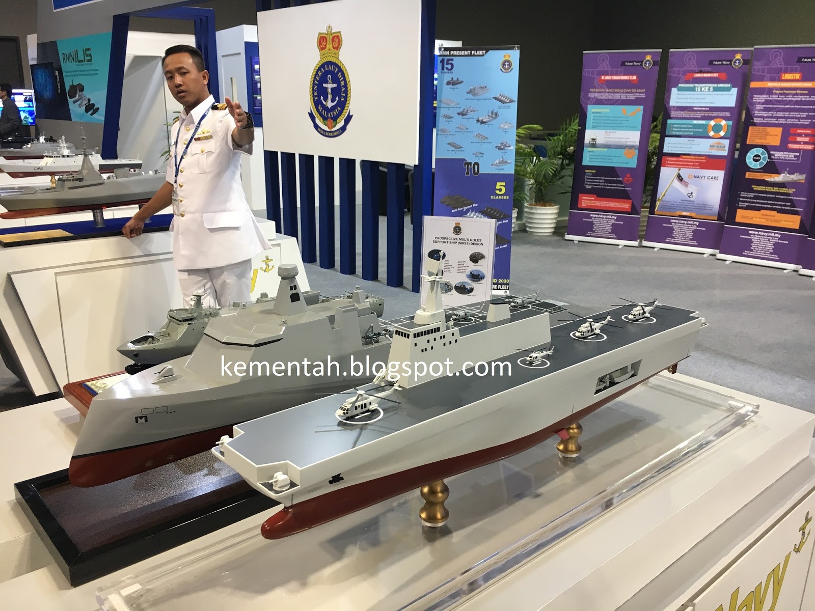 Senang Diri Royal Malaysian Navy MultiRole Support Ship MRSS design