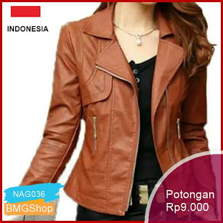 NAG036 Jaket Kulit Wanita Mantul Premium Murah Bmgshop