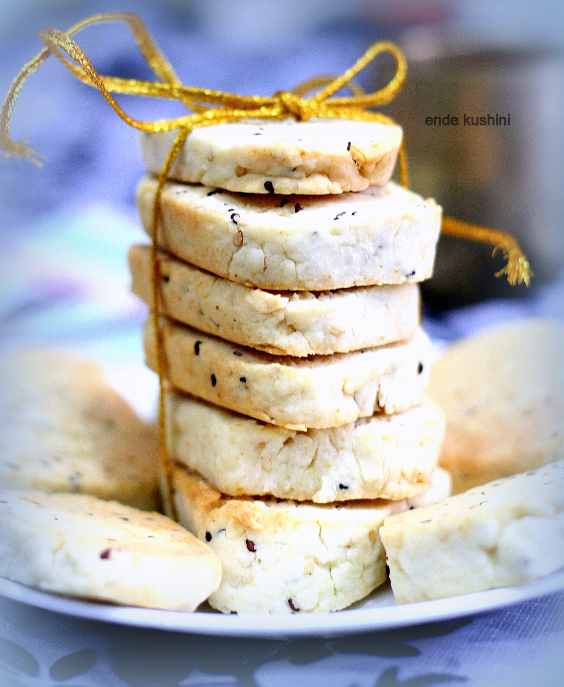 Ende Kushini Eggless Japanese Sesame Cookies