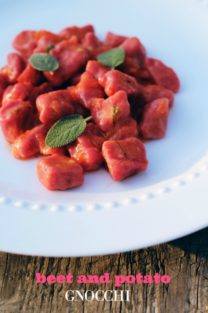 Beet and Potato GnocchiGnocchi di Barbabietola Savoring Italy