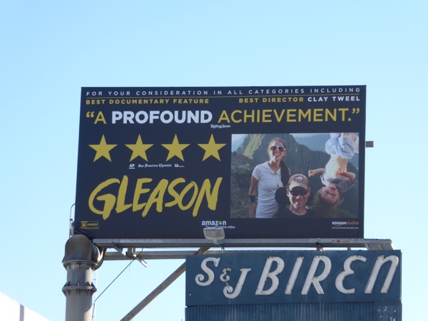 Gleason documentary awards consideration billboard Gleason documentary consideration billboard