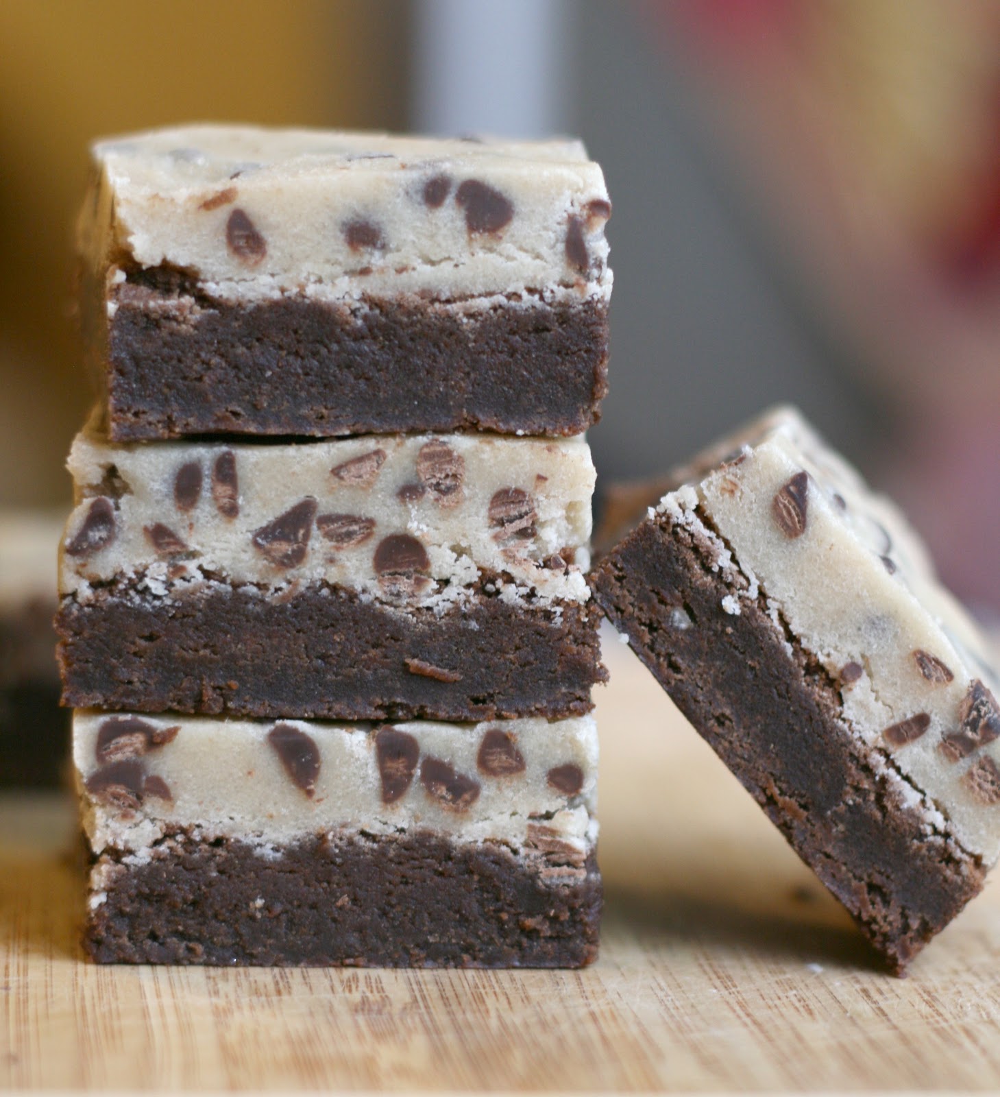 Bake a holic Chocolate Chip Cookie Dough Brownies!
