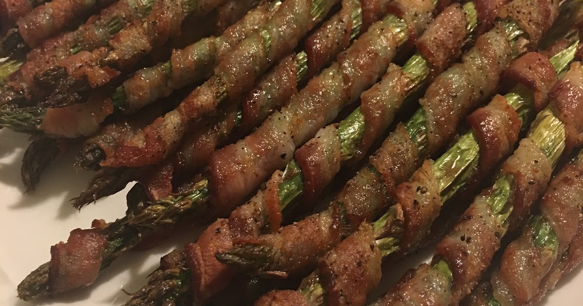 Toast to Roast Air Fried Bacon Wrapped Asparagus