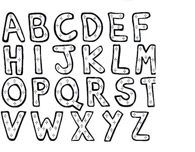 alphabet complete coloring pages