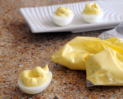 How to Make Estonian Deviled Eggs, with a single secret ingredient, butter.