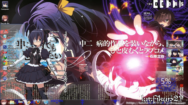 [Theme Anime Win 7] Chuunibyou demo Koi ga Shitai! by lutfikun29