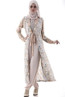 Contoh Model Baju Gamis Dan Blazer Muslim Bahan Sifon Contoh Model Baju Gamis Dan Blazer Muslim Bahan Sifon