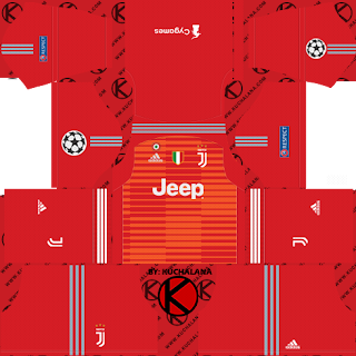 Juventus 2018/19 UCL Kit - Dream League Soccer Kits