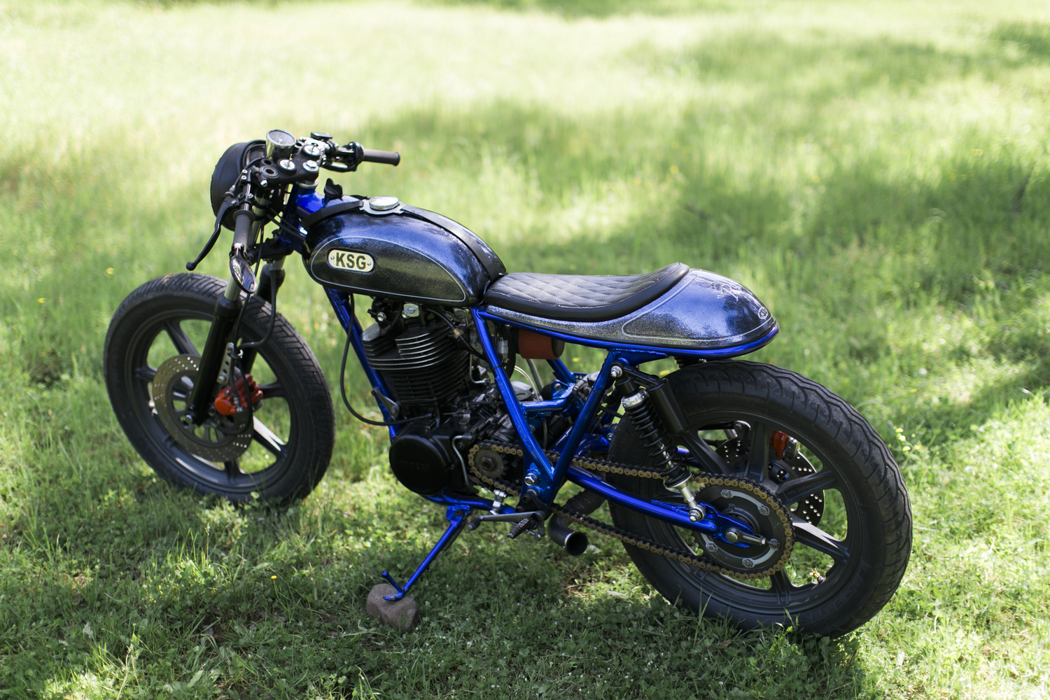 Hell Kustom Yamaha SR500 1977 By Kickstart Garage
