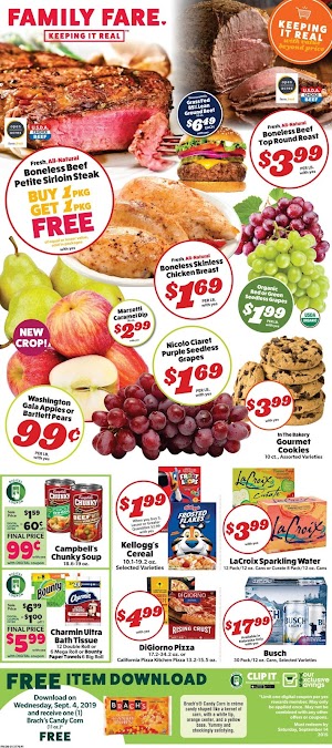 Family Fare Weekly Ad Scan September 4 - 10, 2019