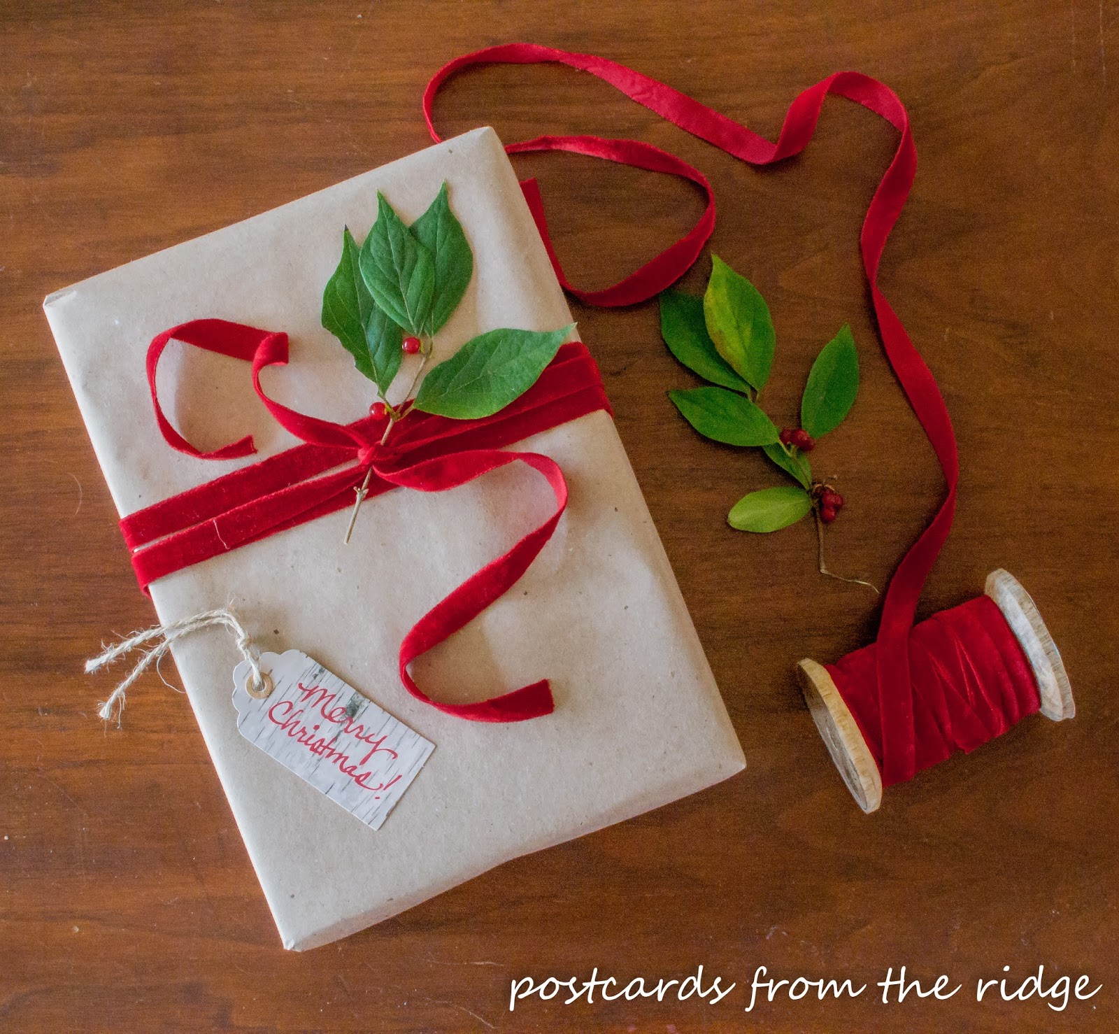 Creative Gift Wrap Ideas Postcards from the Ridge