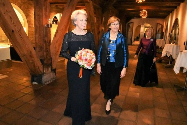 Princess Benedikte of Denmark attended the 40th anniversary dinner for the International Women's Club