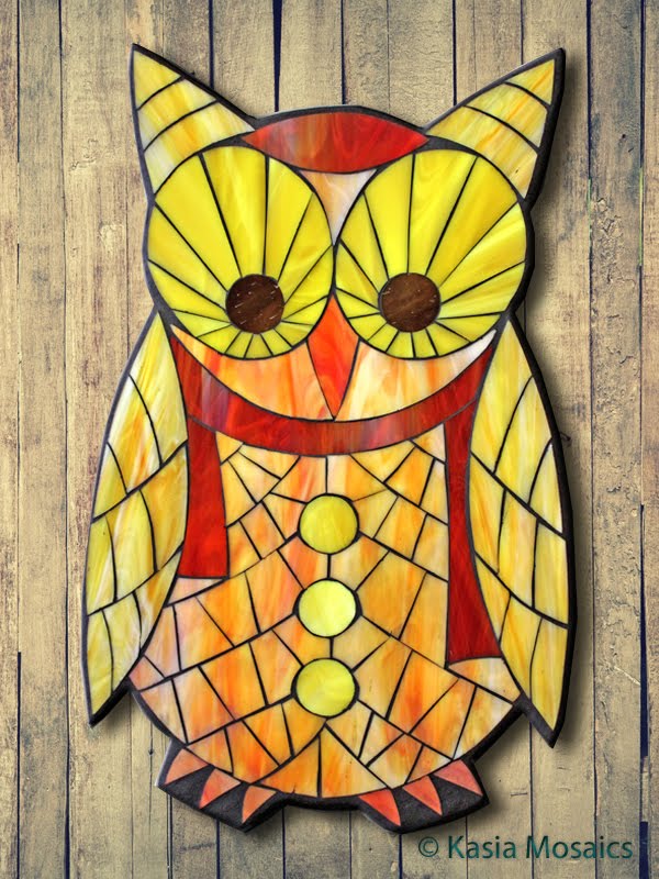 Mosaic Owl Design 4